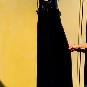 Stylish Lush black laced-top jumper.